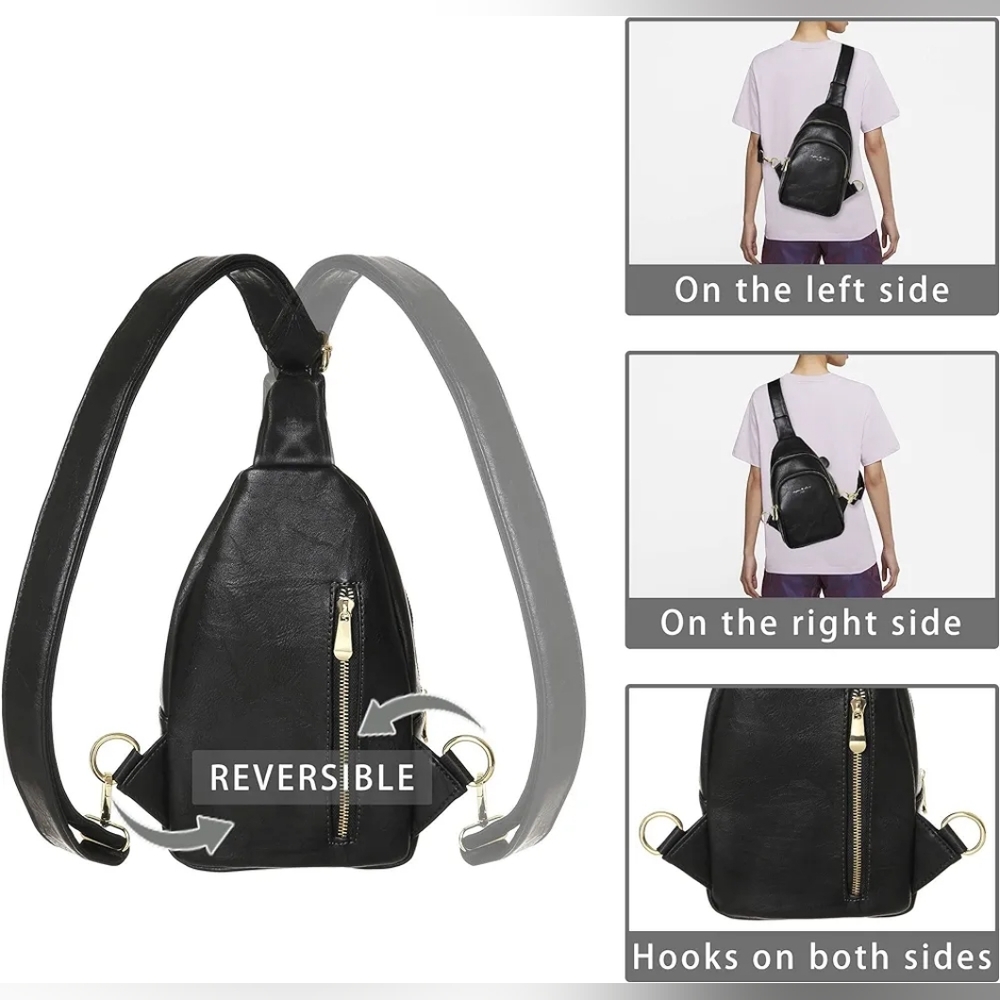 NWOT INICAT 5-Way Crossbody Sling Waist or Shoulder Bag - Picture 9 of 17